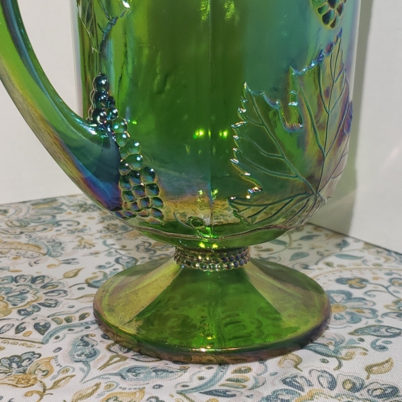 Indiana Carnival Glass Vintage Pitcher EUC - Picture 7 of 8